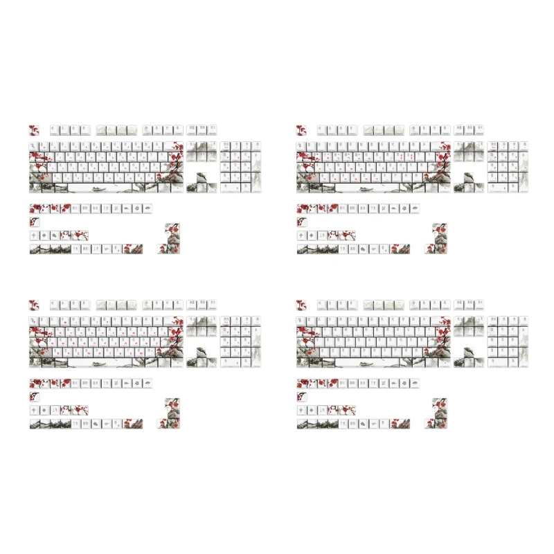 

Keycaps 135key Толстый Pbt DyeSublimation Russian Keycap для механических клавиатур