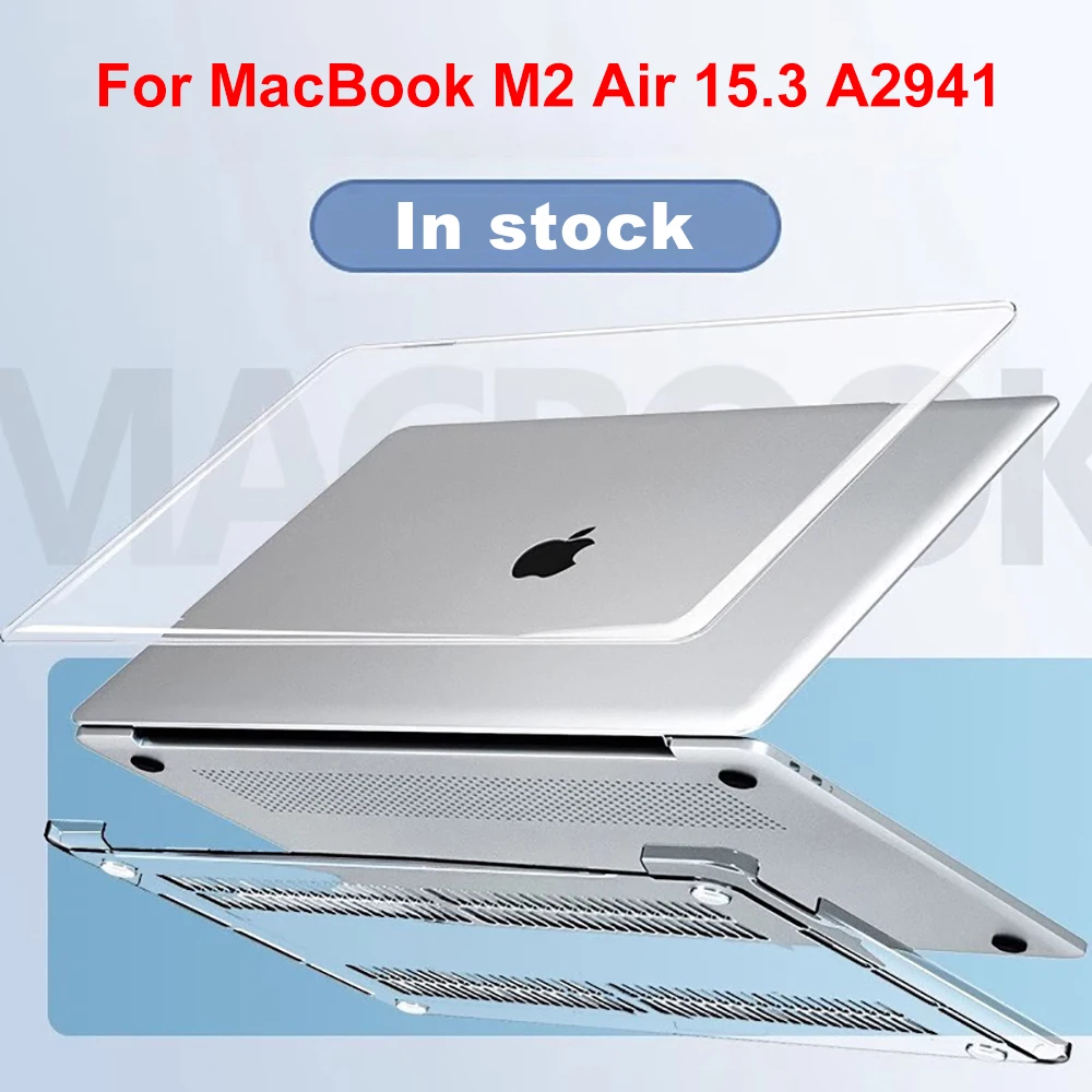 In Stock Custodia Per Laptop Per Macbook Air 15 Custodia 2023 M2 A2941 Custodia Per Pc Per Mac Book Air Custodia Da 15.3 Pollici Capa