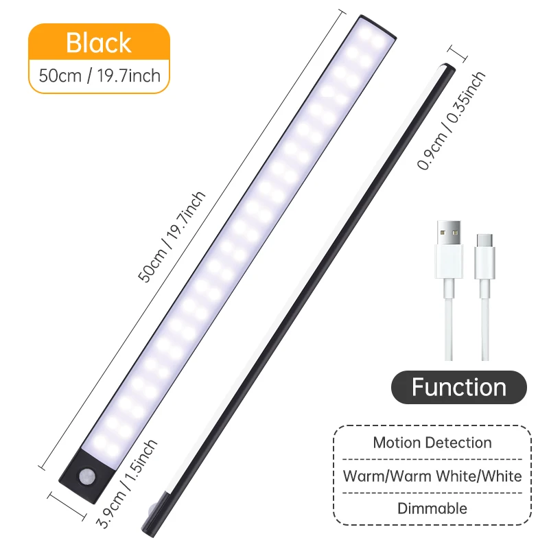 Motion Sensor Light Wireless LED Night Light USB Rechargeable Night thumbnail 6