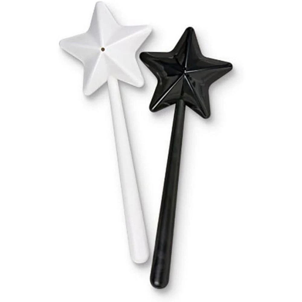 1Pc Star Stick Salt & Pepper Shaker Magical Fairy Wand Shape Plastic Pepper  Spice Dispenser Kitchen Salt Control Bottle Supplies