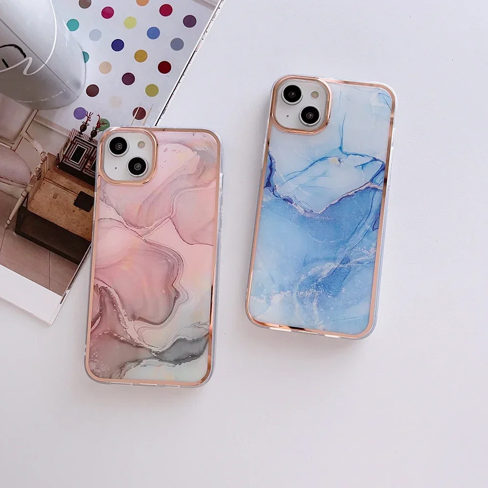 Watercolor Painting Ultra Thin Silicone Shockproof Back Cover