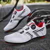 Men Cleat Shoes Breathable Lightweight Cycling Shoes Air Mesh Outdoor Racing Road Bike Shoes Self-Locking Pedal Bicycle Sneakers 2