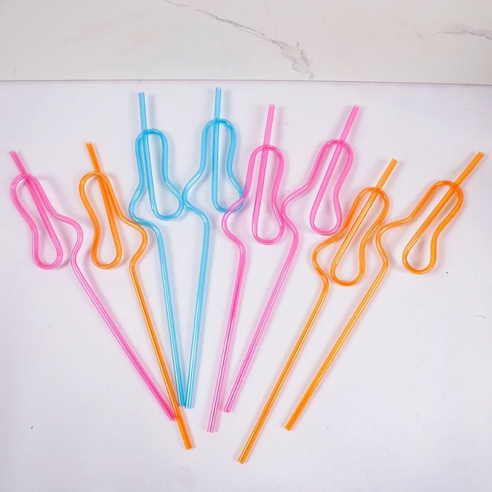 Description Picture 6 of item10Pcs Funny Penis Drinking Straws Bachelorette Hen Party Bridal Shower Favors Bride To Be Bar Straw Birthday Wedding Party Decor