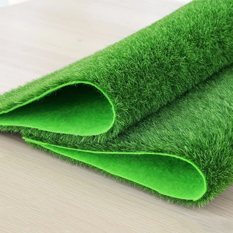 Artificial Turf Grass Synthetic Moss Simulation Grass Roll Lawn Floor Fake Turf Outdoor Backyard Garden Decoration Home Ornament
