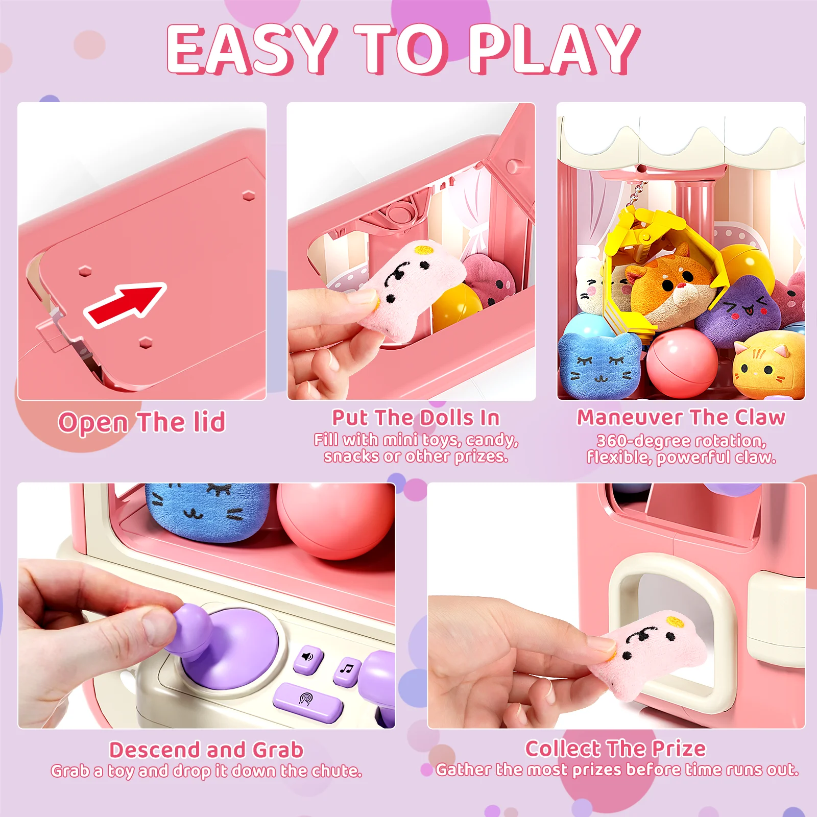 New Home Doll Grabber, Large Children's Toy Clip, Doll Twisting Machine, Girl and Boy Birthday Gifts 4