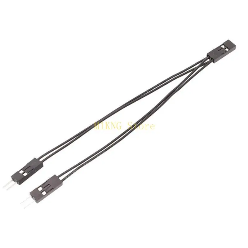 2.54mm 2pin 여성에서 2 개의 남성 점퍼 와이어 와이어 전자 구성 요소를 연결하는 최상의 판매