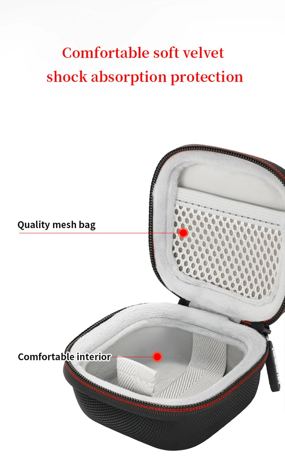 Hard EVA Storage Bag for Shokz Open Fit Fit2 Air T511 T920 T910 TWS Earbuds Box OpenFit Ture Wireless Earbuds Travel Carry Case
