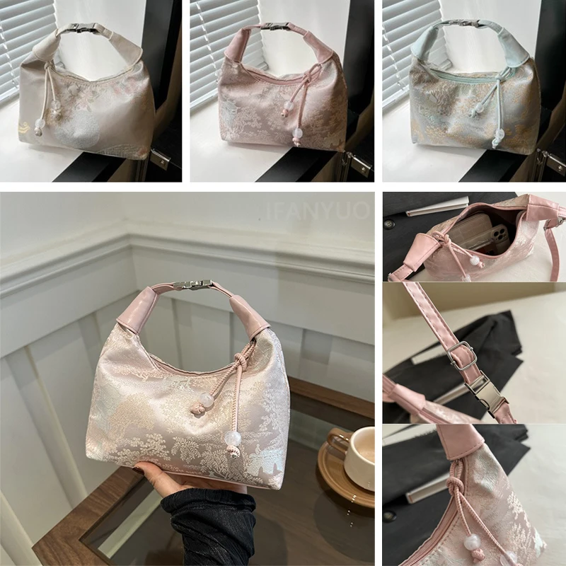 New Style Fine Embroidery Ladies Handbags Summer Fashion Shoulder Bag Crossbody Daily Party Tote Handbag for Women