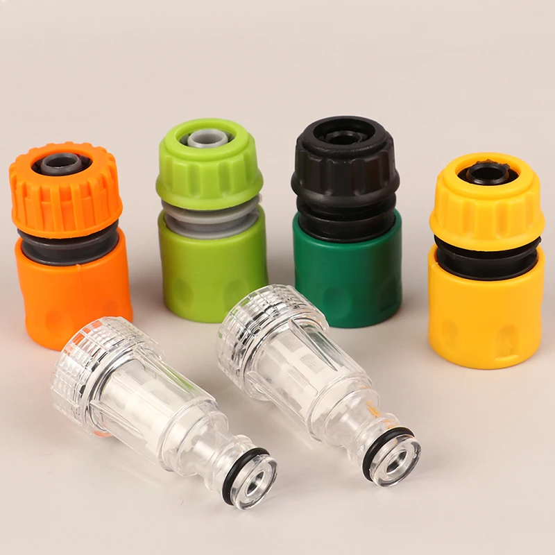 

Garden Hose Quick Connector Pipe Coupler Stop Water Connector +filter Accessories Car Repair Joint Irrigation System