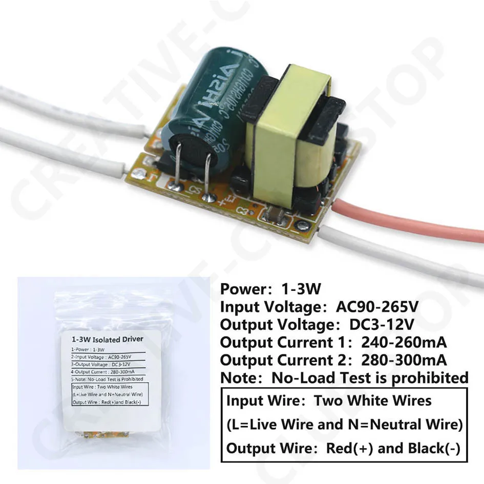 LED-Treiber 300mA 8-12W 1-3W 5W 4-7W 12W 18-25W 25-36W LED-Netzteil Beleuchtungstransformatoren für LED-Streifen DIY – Detail 1