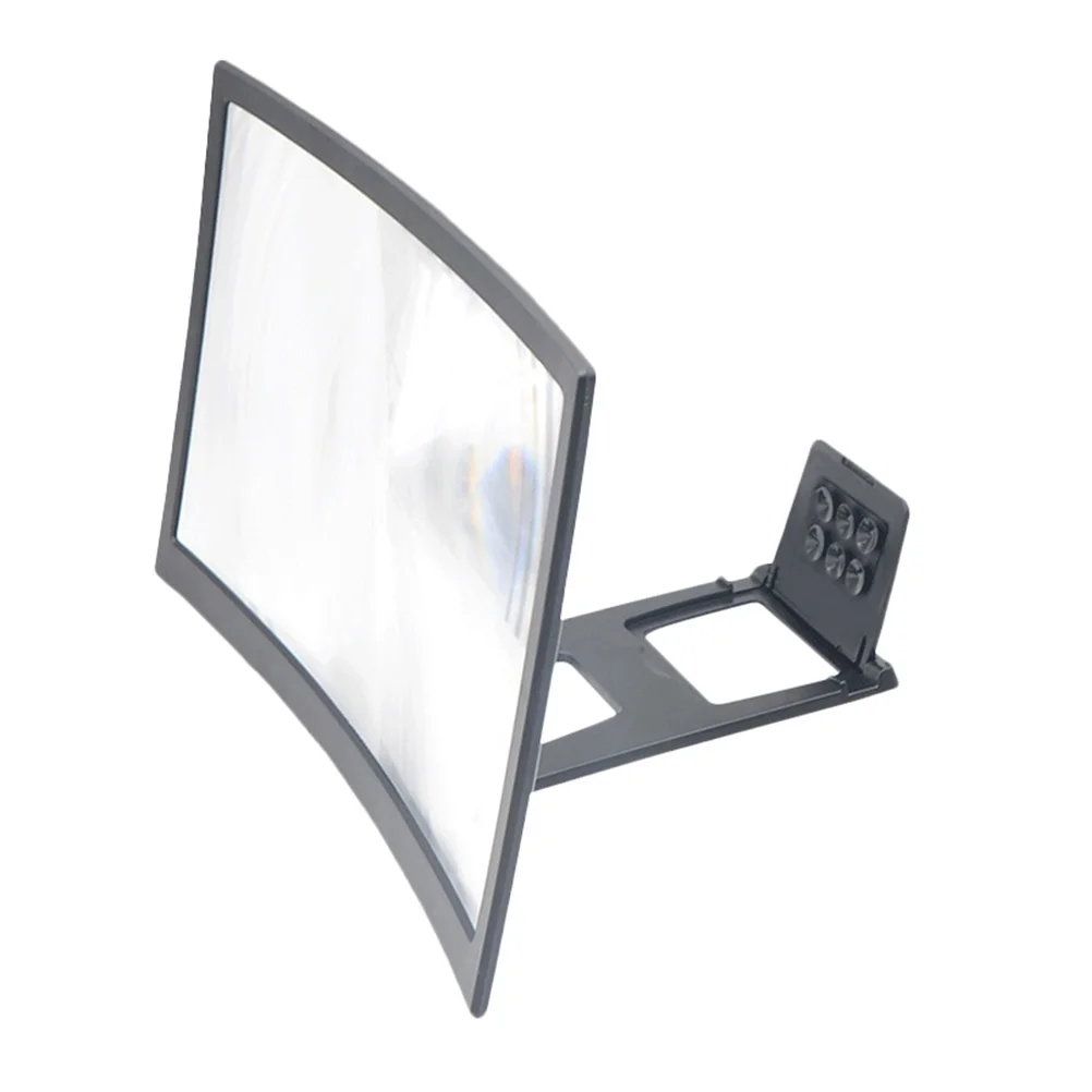 

Cell Phone Amplifier Magnifier for Screen Enlarger Cellphone Rack Stand Curved Acrylic Lens