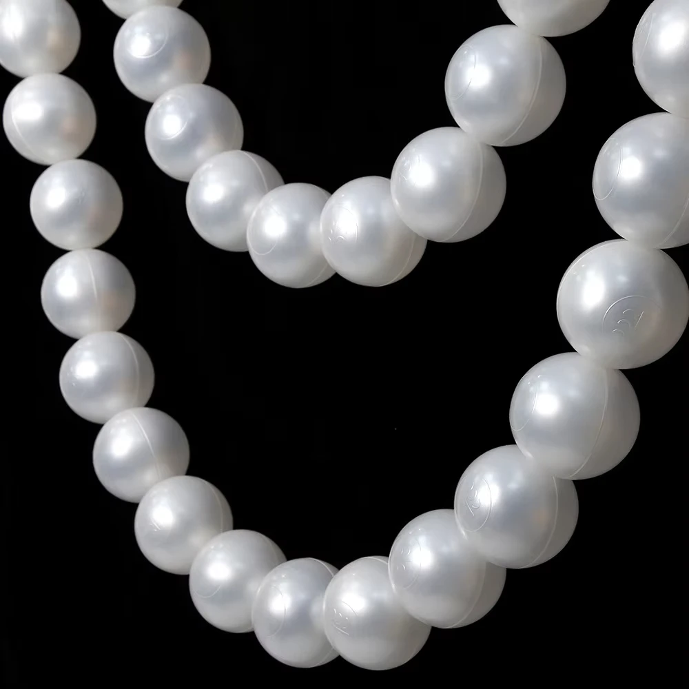 Elegant Pearl Beaded White Wedding Backdrop Wall Decor