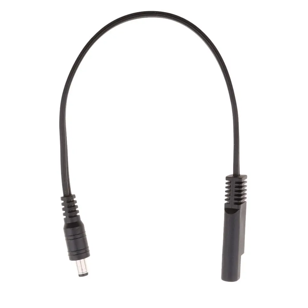 블랙 남성형 SAE 플러그 케이블 10인치 18AWG DC 동축 어댑터 (자동차 및 태양광용)