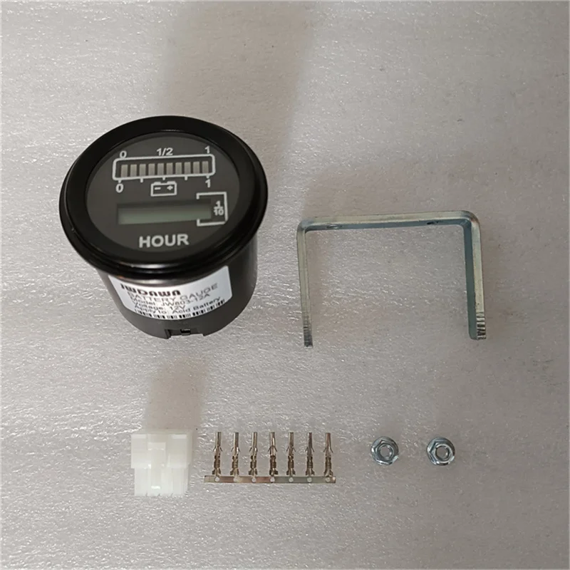 52mm 12v Pallet Truck Battery Gauge Indicator Battery Capacity Monitor