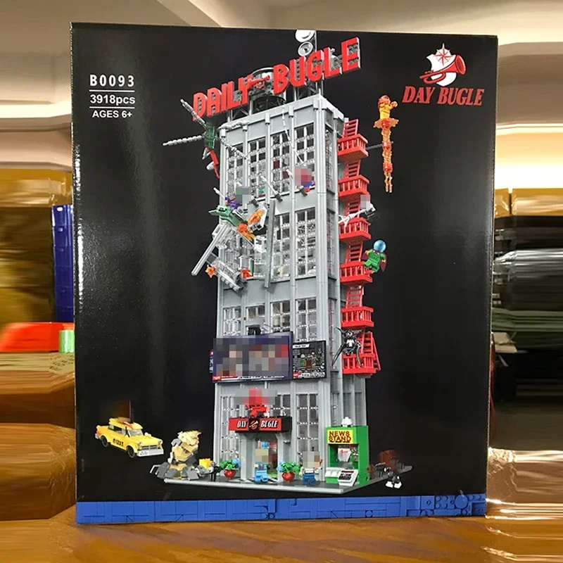 

In 3772 PCS The Daily Bugle Building Compatible 76178 Building Blocks Anniversary Set Gifts for Children Bricks Birthday Gift