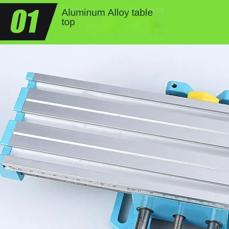 Multi-function Mini Cross Milling Machine Table Small Home Drilling Machine Milling Table Bracket Slide Milling Cutter