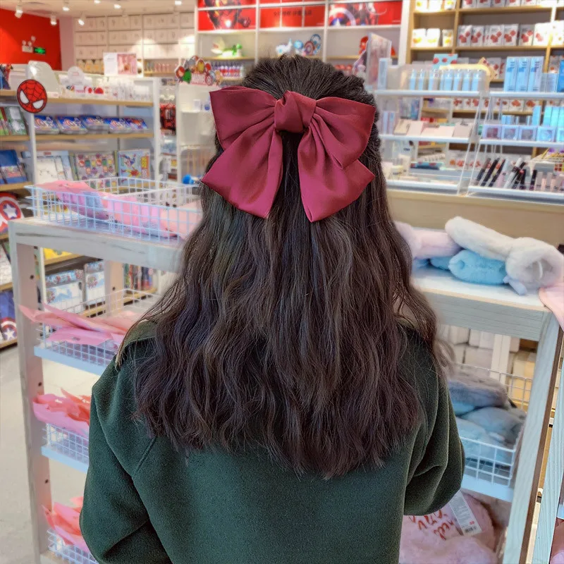 Ragazze elastici per capelli anelli Boutique frange in tessuto archi nastro in Grosgrain supporto per coda di cavallo fasce per capelli in gomma accessori per capelli