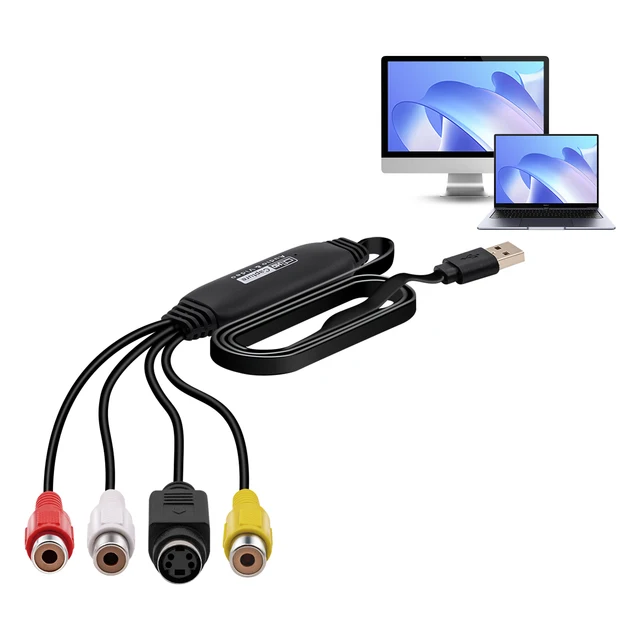 Scheda Acquisizione Video USB - Convertitore RCA A USB Per VHS, Hi8, DV Al Digitale - Foto 2