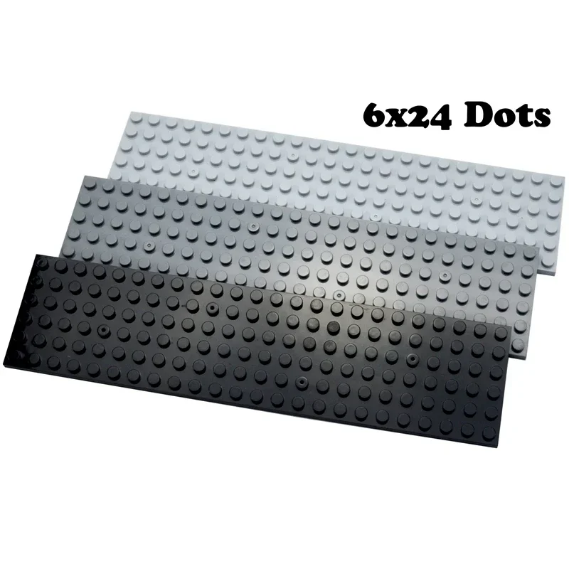 Building Blocks Tech Parts 6x24 Dots Thin Bricks Assemble Particles Educational Creative Size DIY Building Blocks Compatible Classic Parts 3026