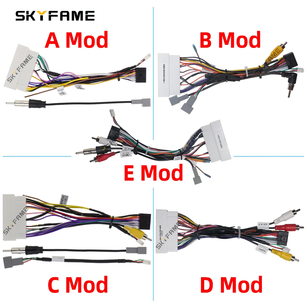 16Pin Car Wiring Harness Adapter Canbus Box Decoder Android Radio Power Cable for K2 K3 Pegas Sportage KX5 Elantra car wire cable adapter automobile connector