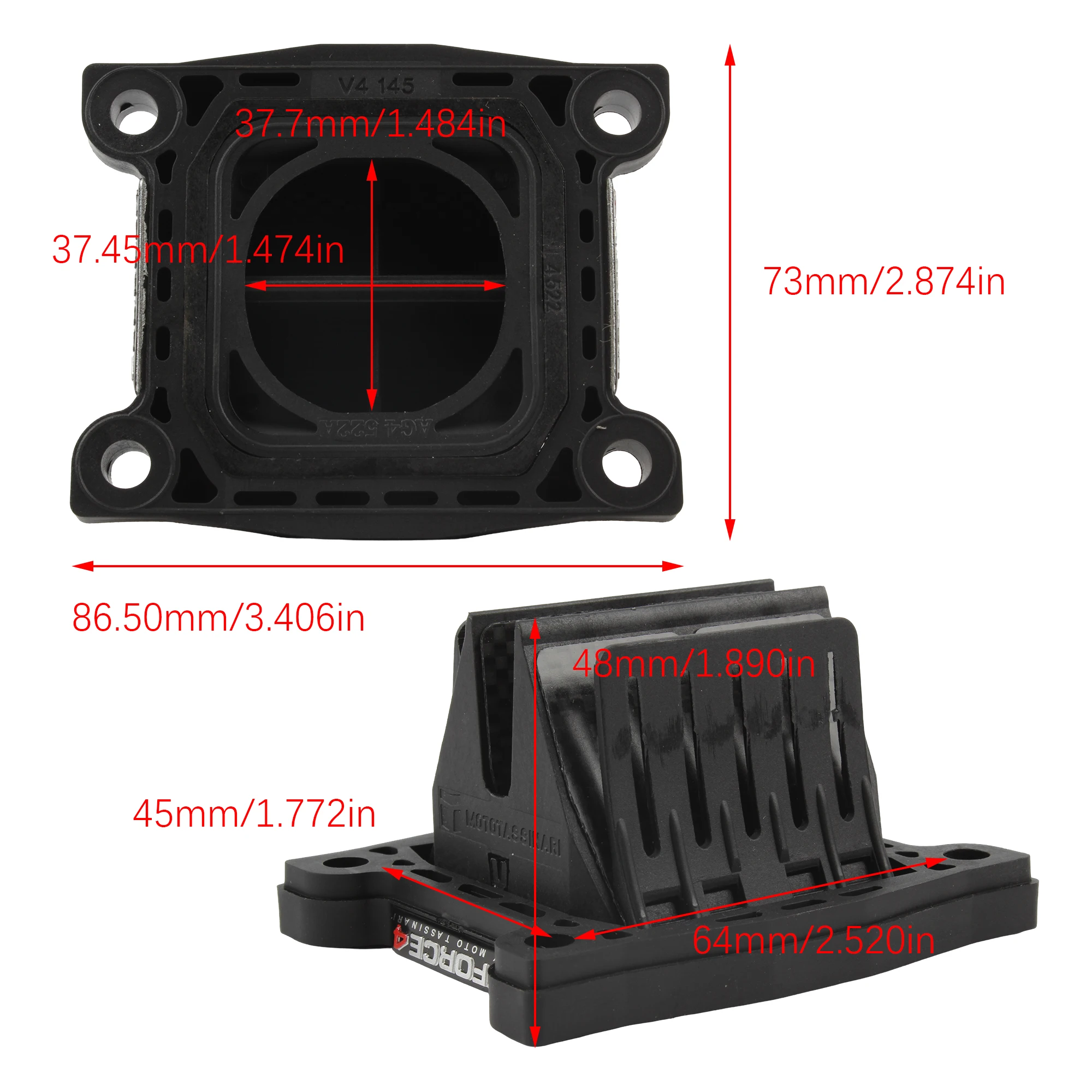 For Yamaha Blaster 200 YFS200 DT 200R V Force 4 V4145 Reed Valve