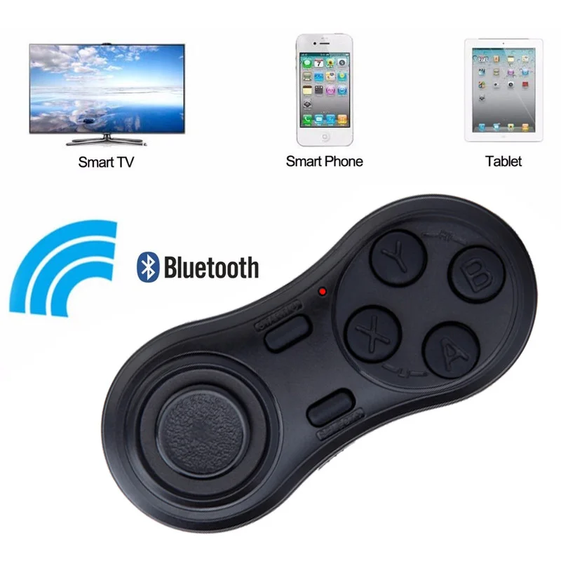 Alt det bedste ironi klistermærke Wireless Universal Pc Vr Bluetooth Remote Controller Bluetooth Game Handle  Gamepad Camera Shutter For Ios/android Smartphone - Remote Control -  AliExpress