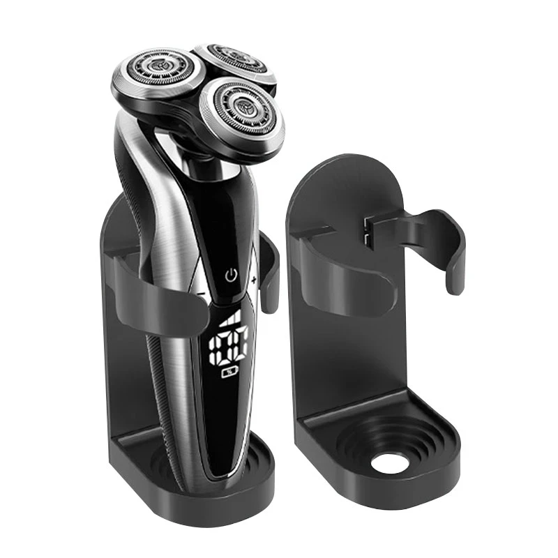 Razor Holder Electric Shaver Razor Wall-Mounted Traceless Toothbrush Stand Rack Space Saving Bathroom Accessories