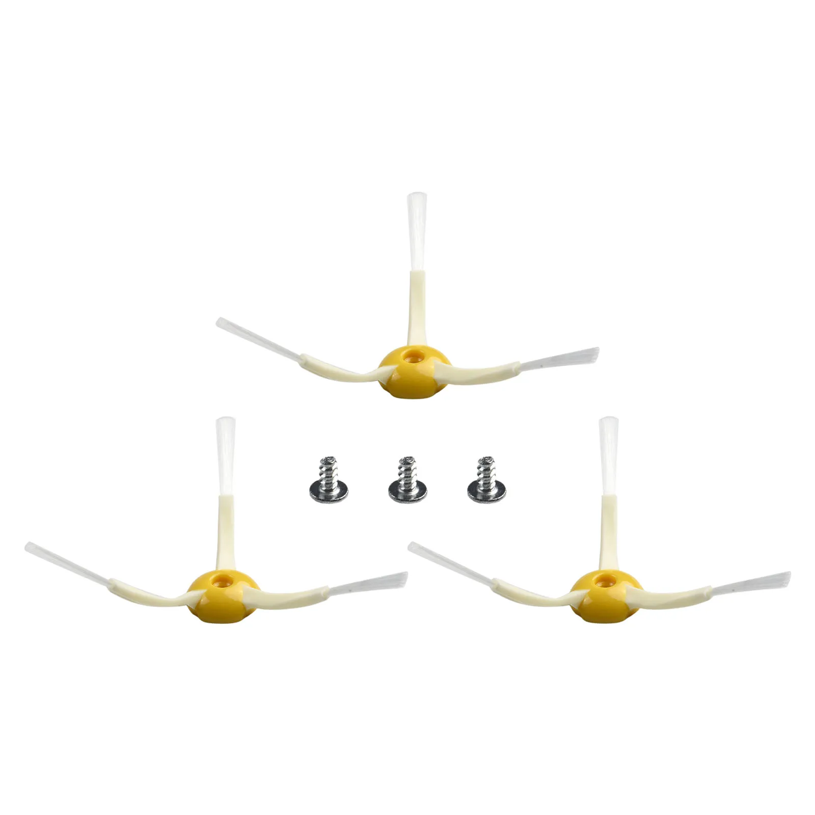 Spazzole laterali (adatte per Roomba 500, 600, 700) giallo/bianco - 3