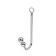 Stainless Steel Anal Hook With Anal Beads Hole Anal Hook Metal Butt Plug Anal Sex Toys Adult Product No Vibrator For Men Gay