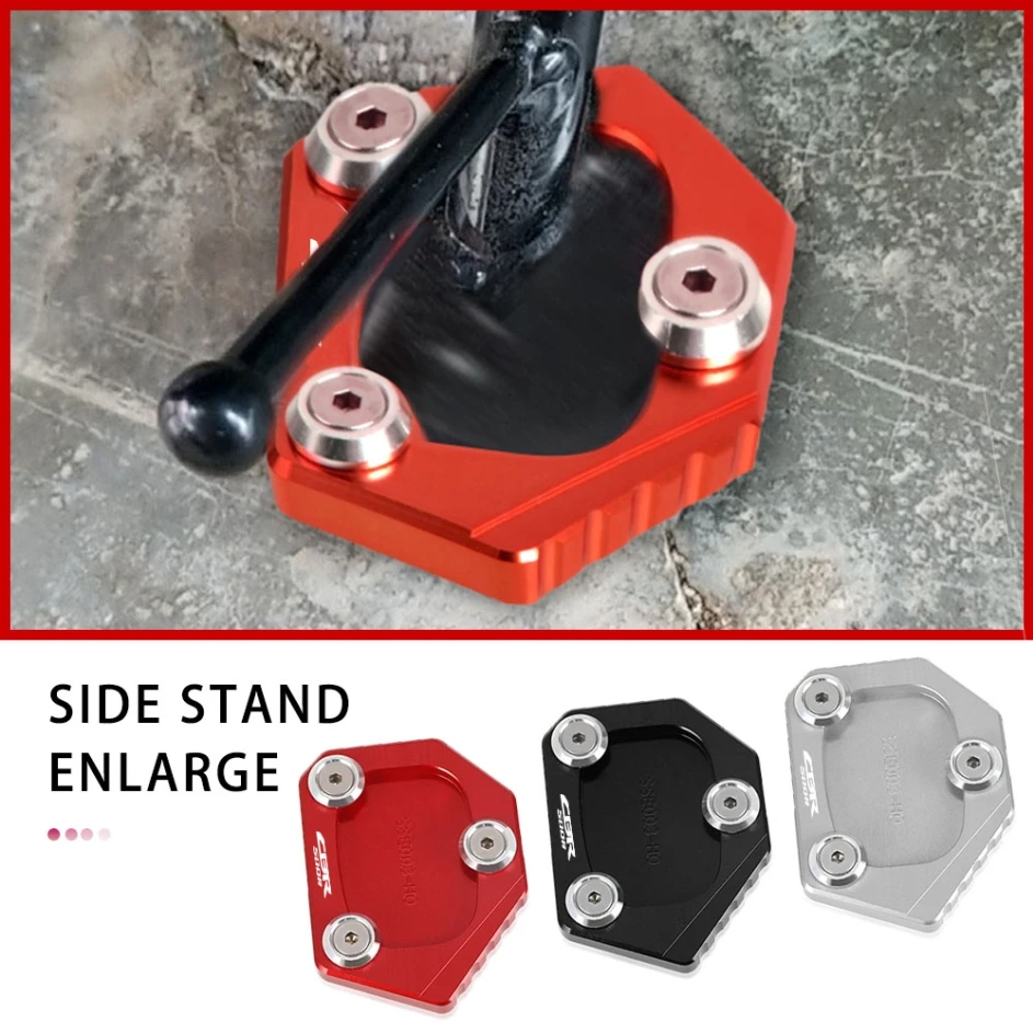 

CBR 500 R For Honda CBR500R 2013-2015 2014 Motorcycle Side Stand Enlarge Kickstand Foot Pad Plate CBR500R CBR500 R CBR 500R