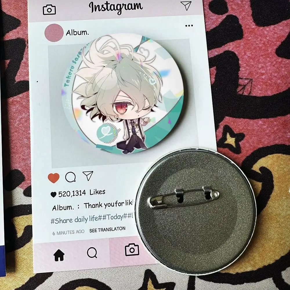 C-Collar M-Malice Round Fan Badge Collection - Gifts, Brooches, Souvenirs