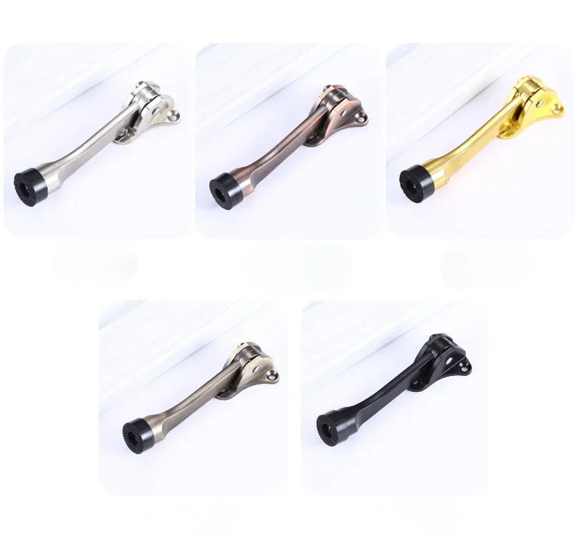 Door Stopper Anti-theft Kick Down Home Holder Rubber Buffer Mounted For Home Tools Accessories door stopper silicone door stopper door stopper bumpers silicone rubber bumpers