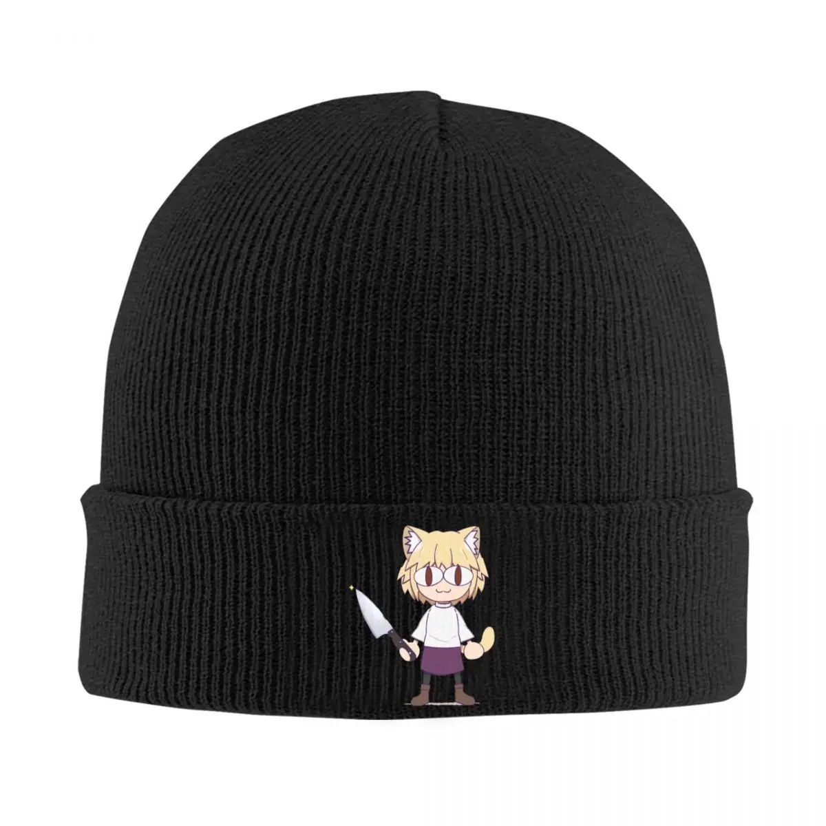 

Anime Tsukihime Neco Arc Skullies Beanies Caps Unisex Winter Warm Knitting Hat Hip Hop Adult Bonnet Hats Outdoor Ski Cap