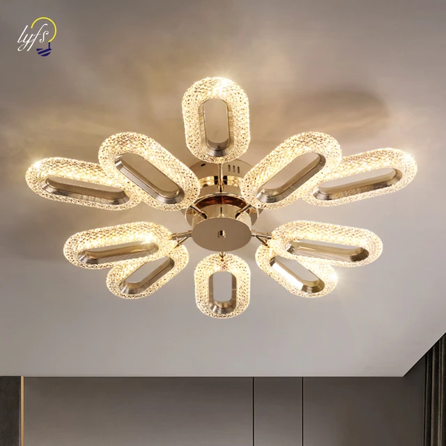 Moderne Kristall FÜHRTE Decke Kronleuchter Lampe Oval Anhänger Licht Für  Heim Wohnzimmer Küche Esstisch Hängen Lampen Dekoration - AliExpress