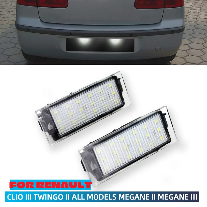 Luce Targa A Led Per Auto Per Renault Megane 3 Clio Laguna 2 Megane 3 Twingo Master Vel Satis
