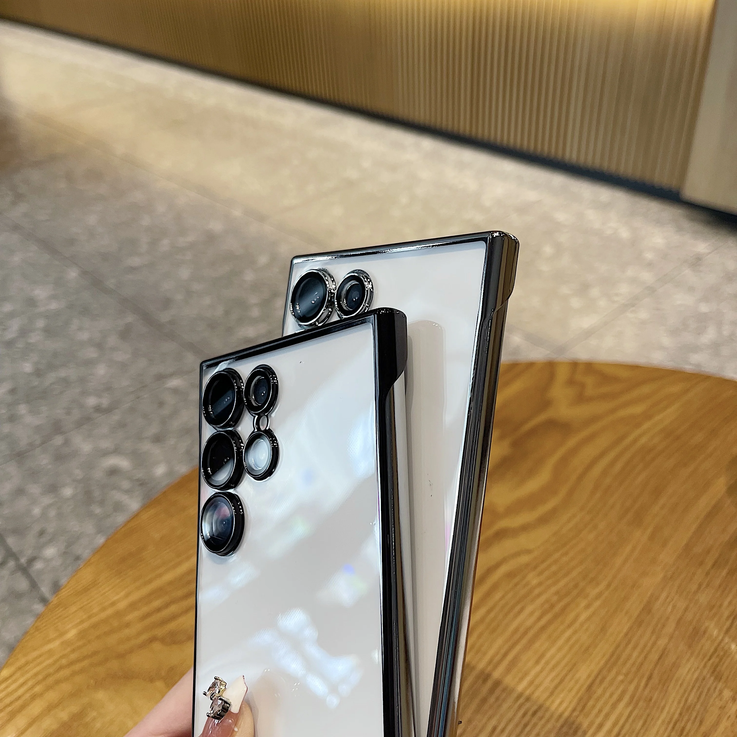 Coque téléphone transparente avec protection objectif samsung_voghion.com