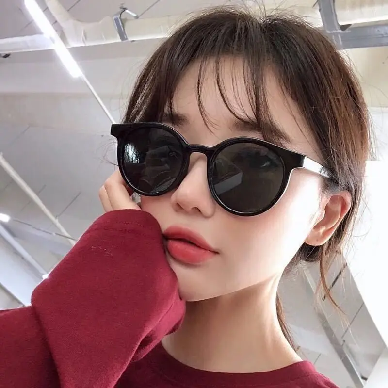 

Round Sunglasses Female Luxury Brand 2023 Trend Fashion Women Sun Glasses UV400 Anti-glare Korean Style Shades Ladies Square