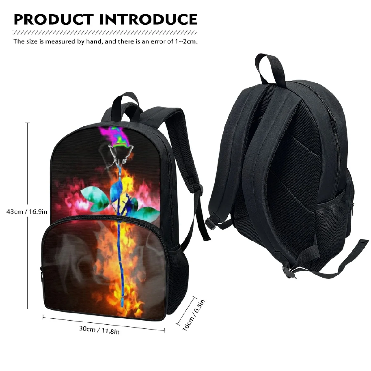 FORUDESIGNS Depeches Band Mode Design Backpacks Stylish Utility Bookbags Student Lightweight Rucksack Travel Sports 17 Inch