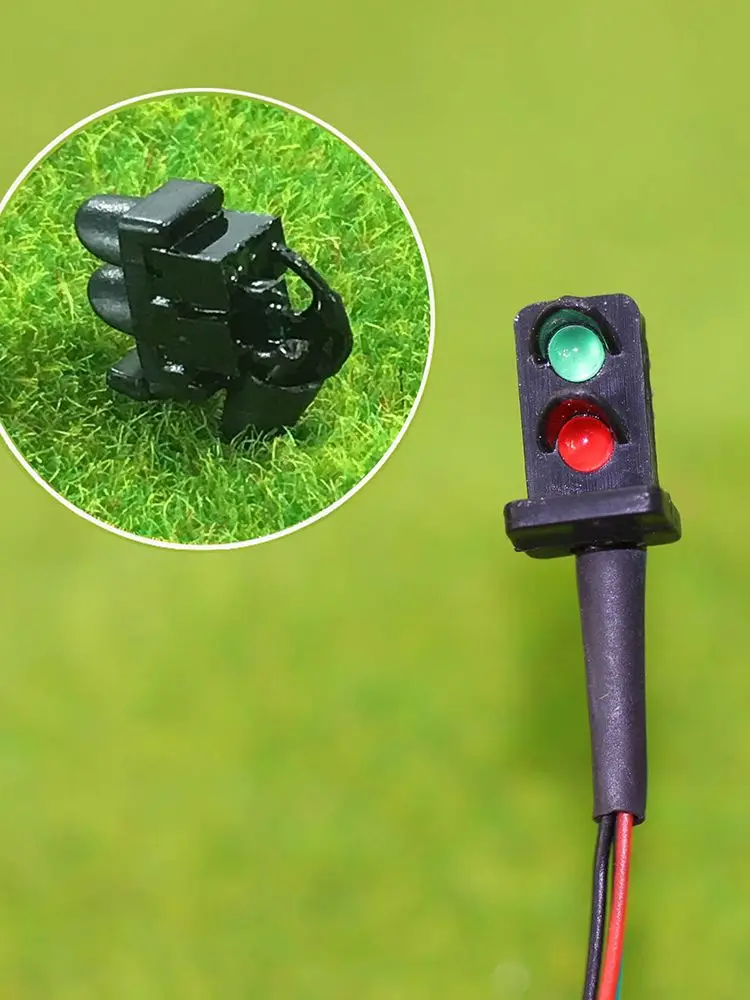 JTD1501GR 5 Stück N-Skala LEDs für Zöllner-Signale für Eisenbahn-Signale 2 Aspekte – Detail 1