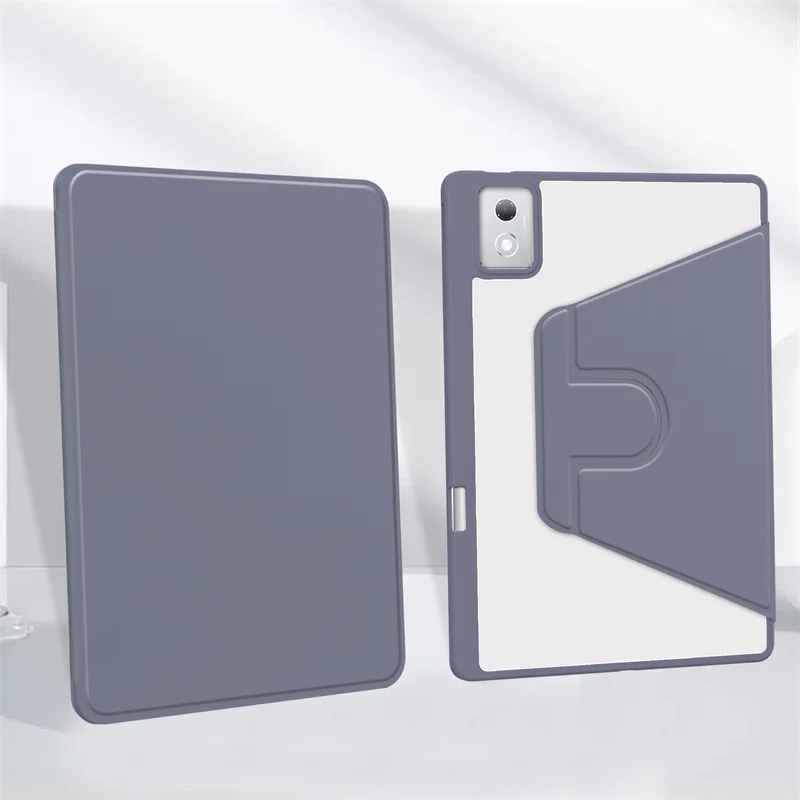 Enhanced Rotating Acrylic Stand Case with Pen Holder