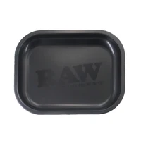 Balck Herb Spice Grinder Rolling Tray Combo 2