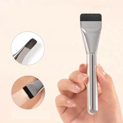 Ultra - Fine Hypoallergenic Nylon Bristle Face Foundation Brush - Multi - Use & Perfect Coverage