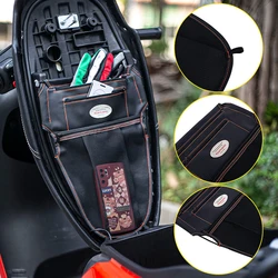 For LONCIN VOGE 350 SR4 MAX 350 MAX350 350T SR4MAX Motorcycle Accessories Under Seat Storage Pouch Bag Leather Tool Bags
