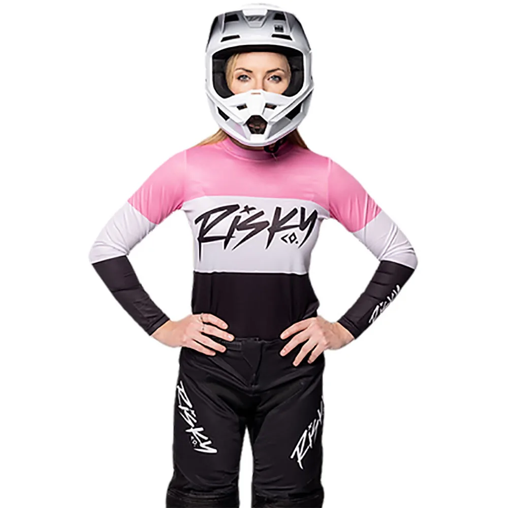 Bicycle Jersey Summer Women Mountain Bike Downhill DH Enduro Quick Drying Long Sleeve Cycling Shirt Enduro Motorcycle Jersey Cycling Shirt