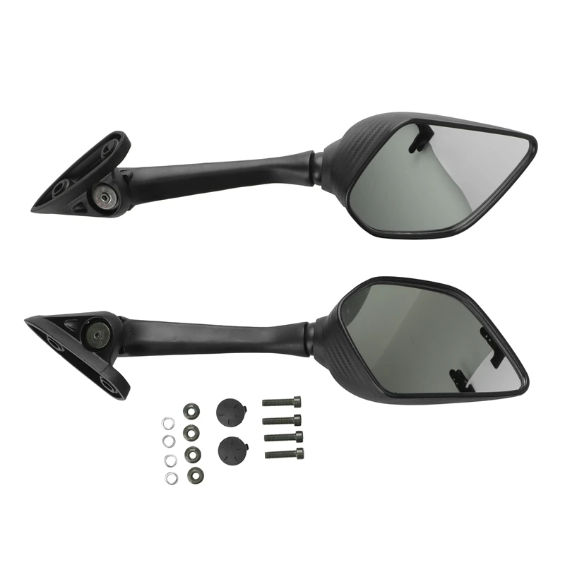 Motorcycle Foldable Side Mirrors Blind Spot Rearview Mirrors For Yamaha