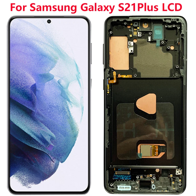 

Original S21 Plus LCD Screen For Samsung S21 Plus 5G Display With Frame SM-G996B LCD Touch Screen Digitizer Assembly