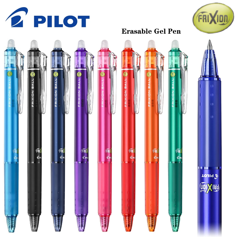 Pilot Frixion Erasable Gel Lfbk-23ef 10colors Set 0.5mm Grinding Friction For School Office Writing Stationery Ballpoint Pen - Gel Pens - AliExpress