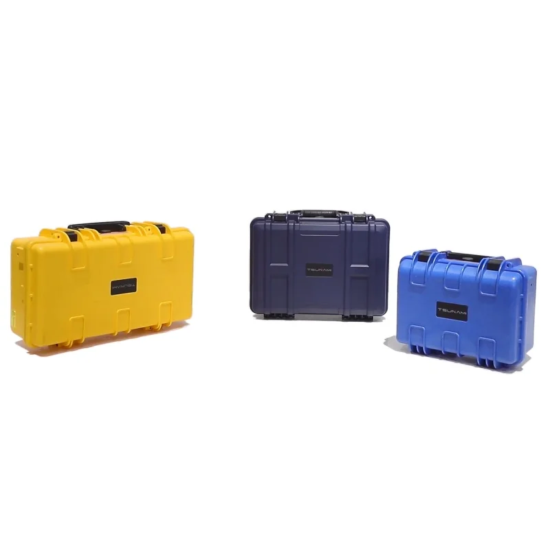 Valigia Impermeabile IP67 con Ruote, Valigia Rigida in Resina TSU-1, Contenitore da Trasporto Antiurto con Schiuma, 584x440x328mm - immagine 6