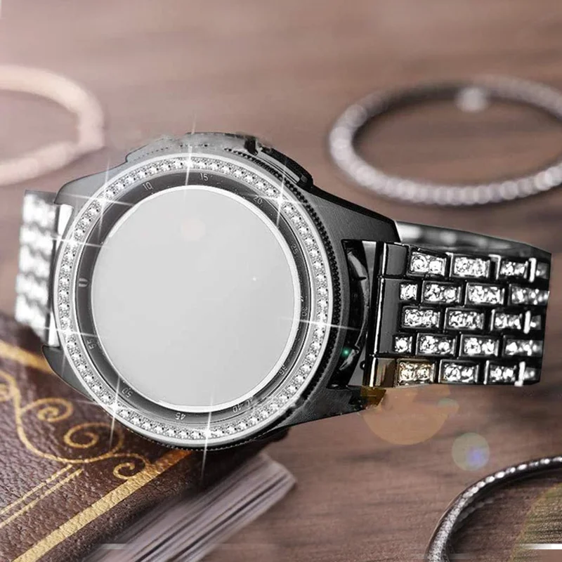 Elegant 18MM Diamond Metal Bracelet Watchband