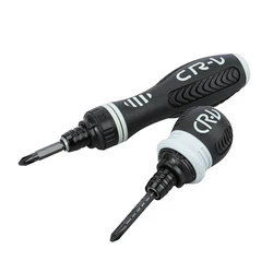 Multifunctional High Hardness Ratchet Screwdriver Set with Adjustable Heads (2pcs screwdrivers)